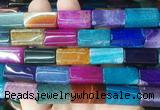 CUBS116 15 inches 10*20mm cuboid agate gemstone beads wholesale CUBS116 15 inches 10*20mm cuboid agate gemstone beads wholesale