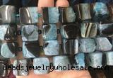 CUBS132 15 inches 14*15mm cube agate gemstone beads wholesale CUBS132 15 inches 14*15mm cube agate gemstone beads wholesale