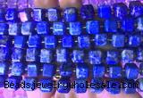 CUBS30 15 inches 8*8mm faceted cube lapis lazuli gemstone beads