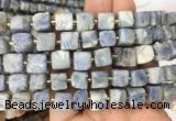 CUBS79 15 inches 8 - 9mm cube kyanite gemstone beads wholesale