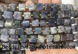 CUBS81 15 inches 7 - 8mm cube sapphire gemstone beads wholesale