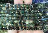 CUBS95 15 inches 5 - 6mm cube emerald gemstone beads wholesale