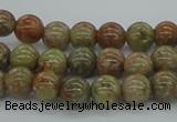 CUG02 15.5 inches 8mm round unakite gemstone beads wholesale