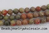 CUG101 15.5 inches 6mm round Chinese unakite beads wholesale