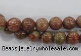 CUG102 15.5 inches 8mm round Chinese unakite beads wholesale