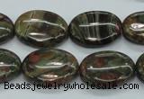 CUJ02 15.5 inches 15*20mm oval autumn jasper gemstone beads