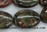 CUJ03 15.5 inches 22*30mm oval autumn jasper gemstone beads