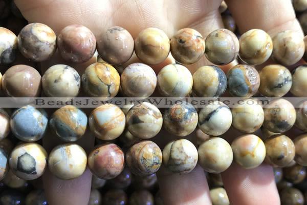 CVJ06 15.5 inches 14mm round venus jasper beads wholesale