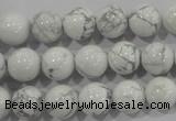 CWB203 15.5 inches 10mm round natural white howlite beads wholesale