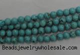 CWB554 15.5 inches 5mm round howlite turquoise beads wholesale