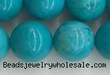 CWB854 15.5 inches 12mm round howlite turquoise beads wholesale