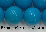 CWB861 15.5 inches 12mm round howlite turquoise beads wholesale