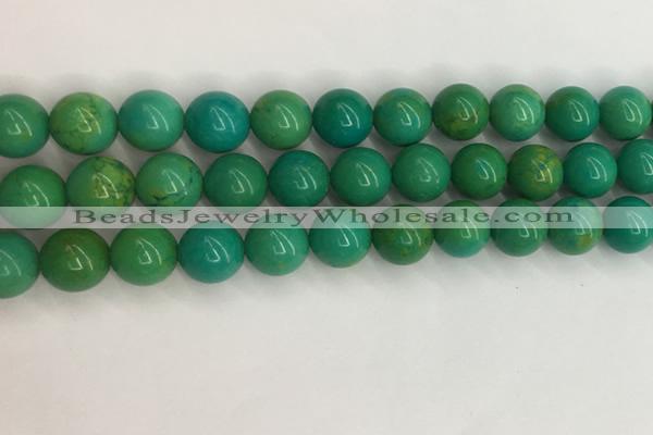 CWB872 15.5 inches 10mm round howlite turquoise beads wholesale