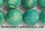 CWB878 15.5 inches 10mm round howlite turquoise beads wholesale