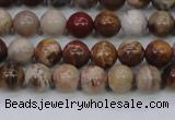 CWJ401 15.5 inches 6mm round wood jasper gemstone beads wholesale