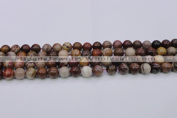 CWJ404 15.5 inches 12mm round wood jasper gemstone beads wholesale