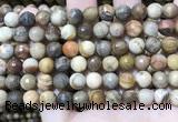 CWJ452 15.5 inches 8mm faceted round wood jasper beads wholesale