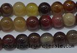 CWJ501 15.5 inches 6mm round Xinjiang wood jasper beads wholesale