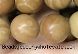 CWJ514 15.5 inches 12mm round wooden jasper beads wholesale