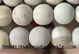 CWJ521 15.5 inches 6mm round matte wooden jasper beads wholesale