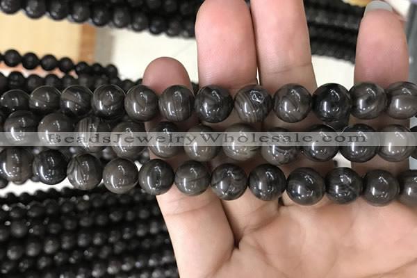 CWJ553 15.5 inches 10mm round coffee wood jasper beads wholesale