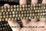 CWJ562 15.5 inches 4mm round wood jasper beads wholesale