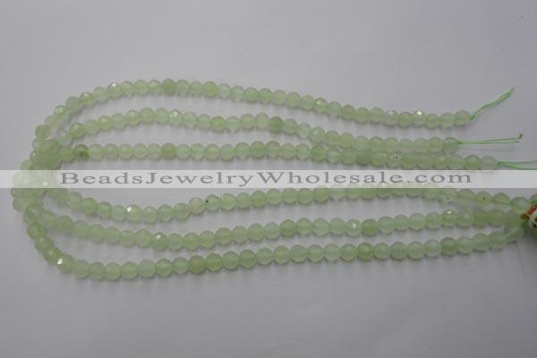 CXJ101 15.5 inches 6mm faceted round New jade beads wholesale