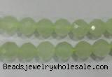 CXJ152 15.5 inches 8mm faceted round New jade beads wholesale