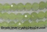 CXJ162 15.5 inches 8mm faceted round New jade beads wholesale