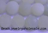 CXJ304 15.5 inches 12mm round matte New jade beads wholesale