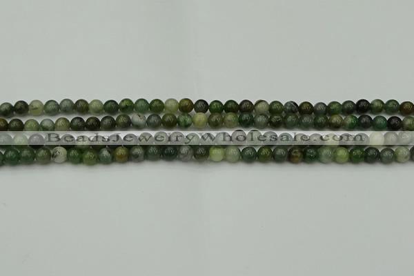 CXJ400 15.5 inches 4mm round Xinjiang jade beads wholesale