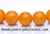 CYJ09 16 inches 4mm round yellow jade gemstone beads Wholesale