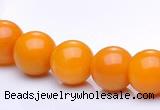 CYJ11 16 inches 8mm round yellow jade gemstone beads Wholesale