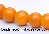 CYJ14 16 inches 12mm round yellow jade gemstone beads Wholesale