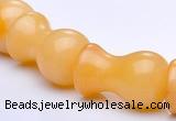 CYJ26 12*20mm lamp shape yellow jade gemstone beads Wholesale