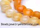 CYJ37 16 inch 12*12mm heart yellow jade gemstone beads Wholesale