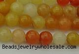 CYJ621 15.5 inches 6mm round yellow jade beads wholesale