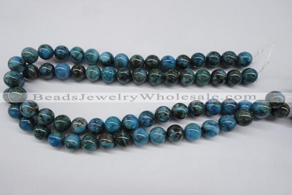 CYQ65 15.5 inches 12mm round dyed pyrite quartz beads wholesale