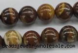 CZJ172 15.5 inches 12mm round iron zebra jasper beads wholesale