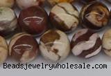 CZJ272 15.5 inches 8mm round zebra jasper beads wholesale