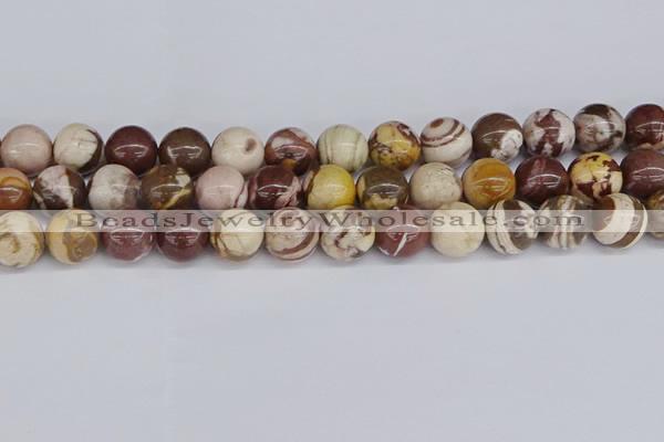 CZJ274 15.5 inches 12mm round zebra jasper beads wholesale