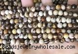 CZJ291 15.5 inches 6mm round brown zebra jasper beads wholesale