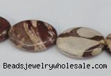 CZJ358 15.5 inches 18*25mm oval zebra jasper beads wholesale