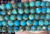 DEBS09 15 inches 12mm round sea sediment Jasper beads wholesale