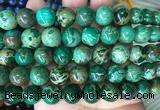 DEBS10 15 inches 12mm round sea sediment Jasper beads wholesale