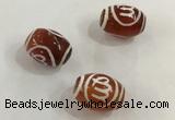 DZI321 10*14mm drum tibetan agate dzi beads wholesale