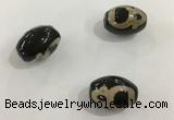 DZI333 10*14mm drum tibetan agate dzi beads wholesale