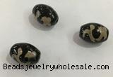 DZI340 10*14mm drum tibetan agate dzi beads wholesale