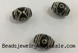 DZI346 10*14mm drum tibetan agate dzi beads wholesale