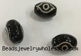 DZI351 10*14mm drum tibetan agate dzi beads wholesale